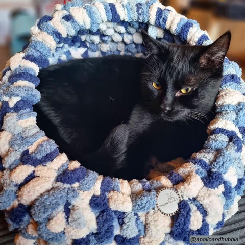 "Shades of Cool" Snuggle Basket