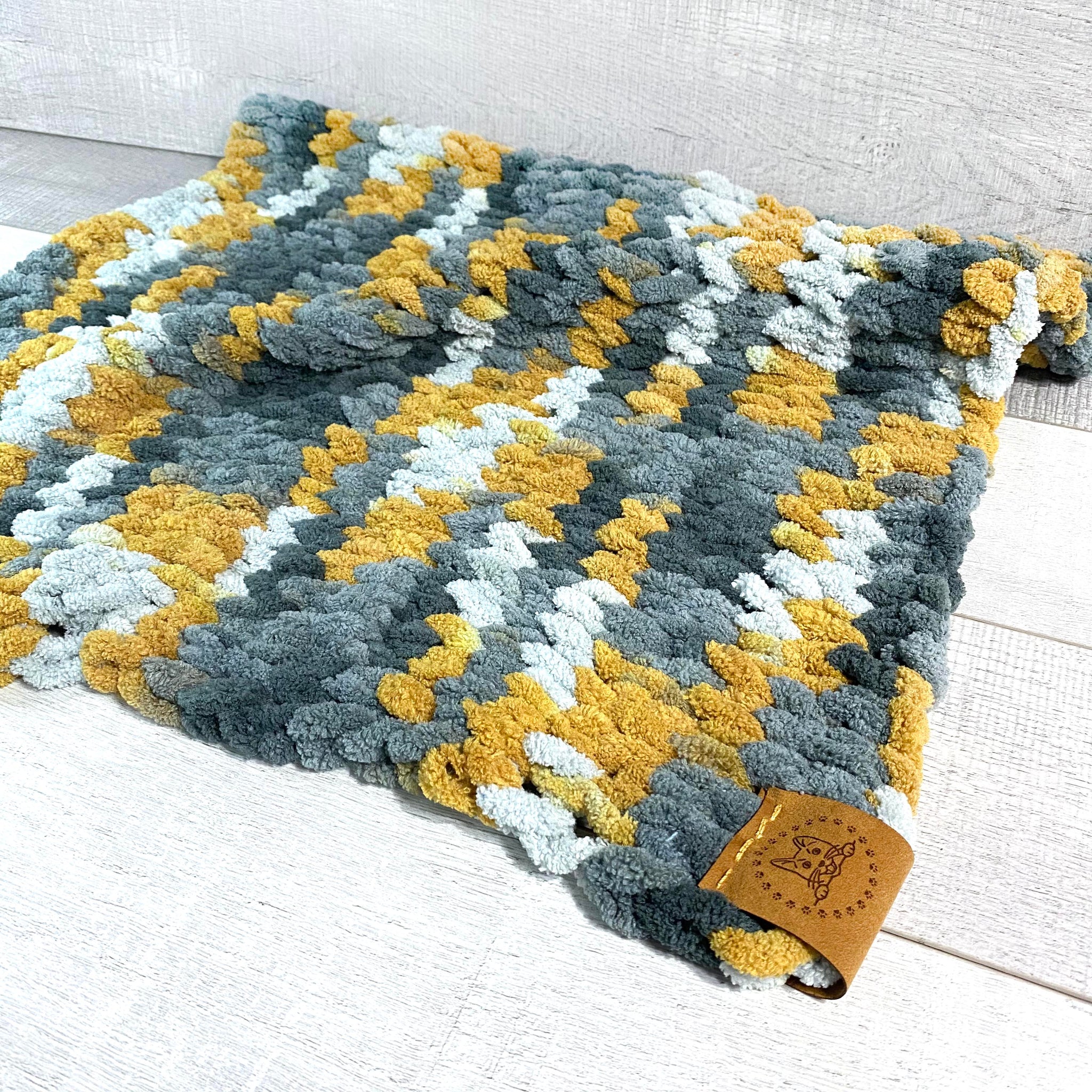 "Waterlily" Knit Blanket