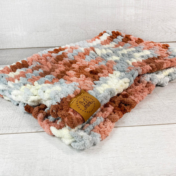 "Dahlia" Knit Blanket