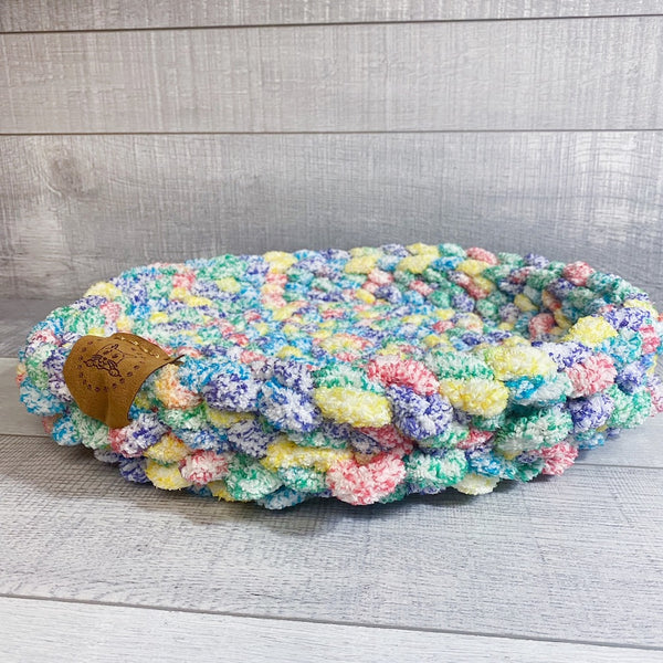 Bright Rainbow Cat Bed